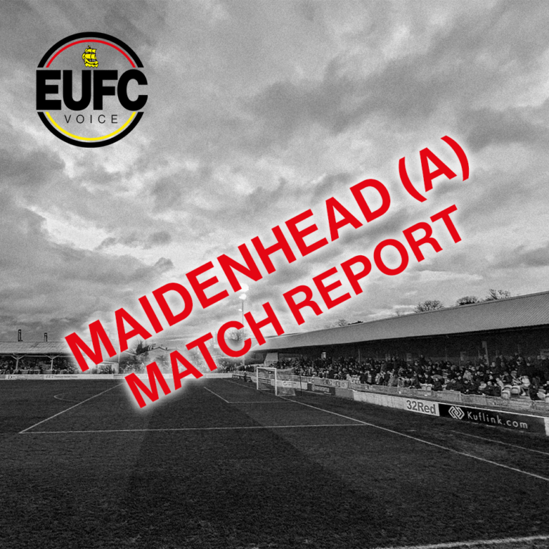 MATCH REPORT – MAIDENHEAD